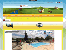 Tablet Screenshot of camping-le-pasquier.com